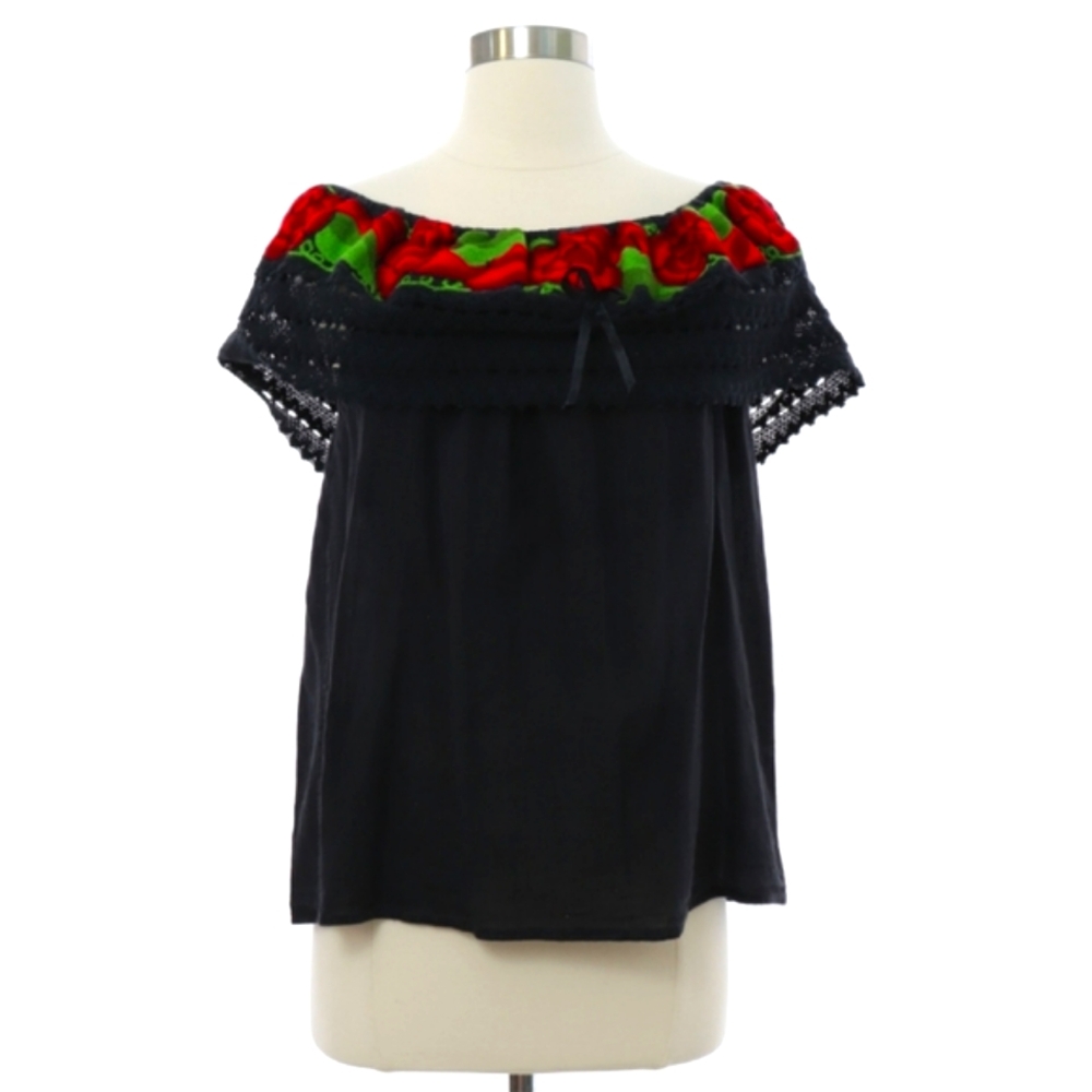 Embroidered Traditional Mexican Top